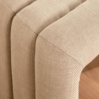 Banc 2 places en tissu SISCO - Beige