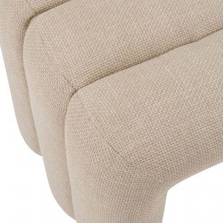 Banc 2 places en tissu SISCO - Beige