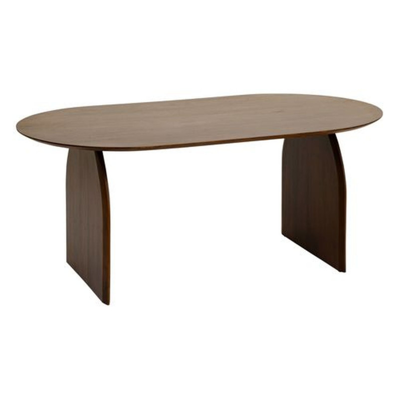 Table à manger en bois massif 6 personnes ISANA - Marron Table à manger en bois massif 6 personnes ISANA - Marron