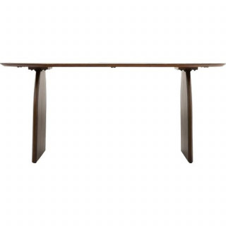 Table à manger en bois massif 6 personnes ISANA - Marron