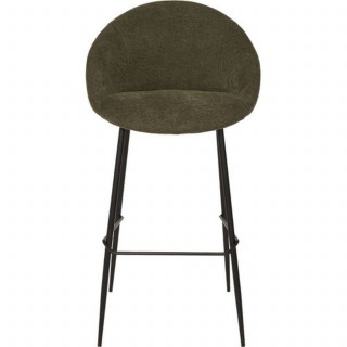 Lot de 2 tabourets de bar AMAGO - Vert cèdre