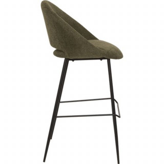 Lot de 2 tabourets de bar AMAGO - Vert cèdre