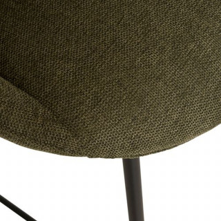 Lot de 2 tabourets de bar AMAGO - Vert cèdre