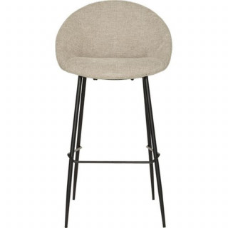 Lot de 2 tabourets de bar AMAGO - Beige