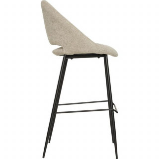 Lot de 2 tabourets de bar AMAGO - Beige
