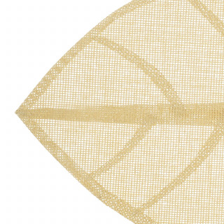 Lot de 6 sets de table motif feuille - 50 x 33 cm - Naturel Lot de 6 sets de table motif feuille - 50 x 33 cm - Naturel