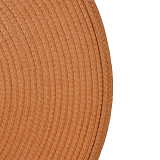 Lot de 2 sets de table tressés AFHIR - Diam. 38 cm - Terracotta Lot de 2 sets de table tressés AFHIR - Diam. 38 cm - Terracotta