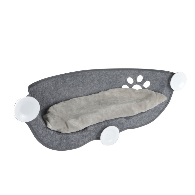 Hamac de fenêtre pour chat - Gris