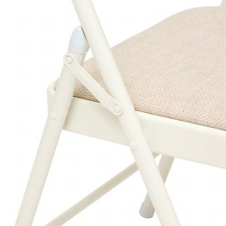 Chaise pliante en tissu chiné FLEXY - Beige