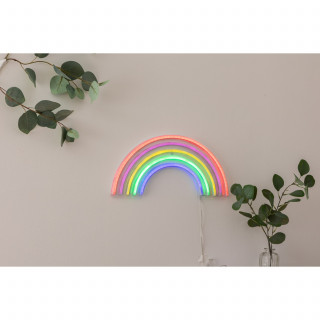 Néon LED mural arc-en-ciel - Multicolore