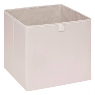 Lot de 2 boîtes de rangement ARCHE - L. 31 x l. 31 x H. 31 cm - Beige