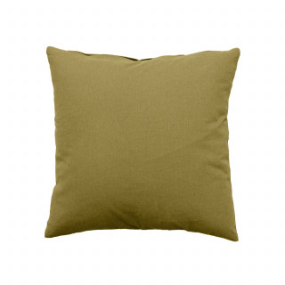 Coussin déhoussable en coton PANAMA - 40 x 40 cm - Bronze