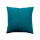 Coussin déhoussable en coton PANAMA - 40 x 40 cm - Bleu canard