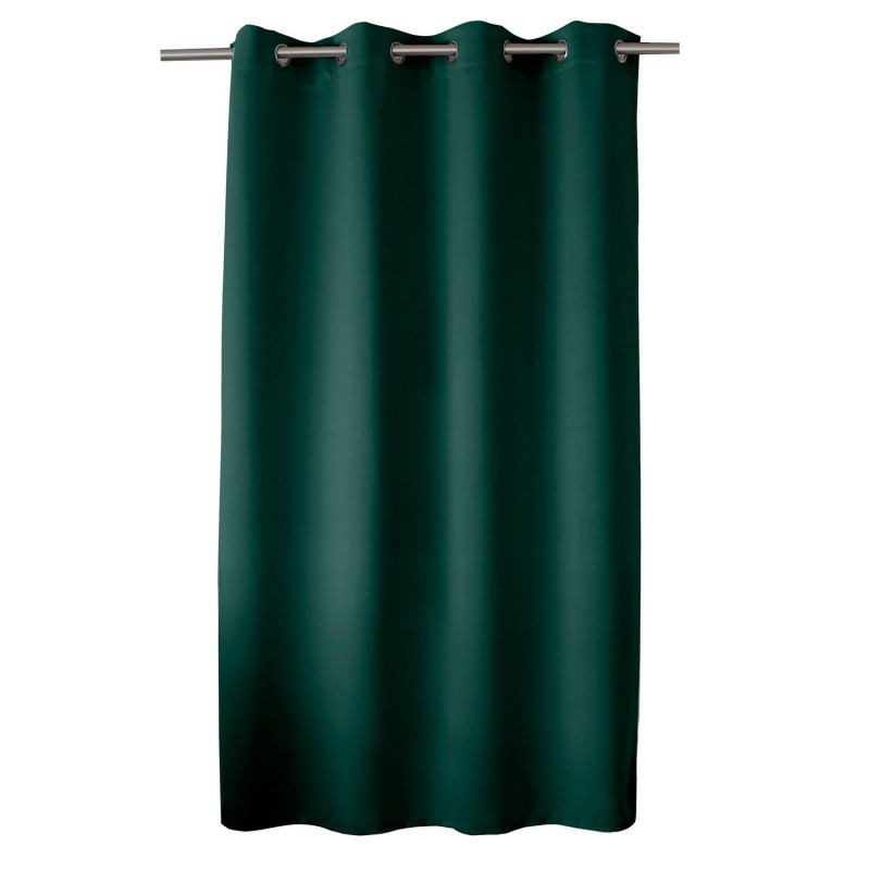 Rideau occultant CLASSY - 140 x 180 cm - Vert foncé Rideau occultant CLASSY - 140 x 180 cm - Vert foncé