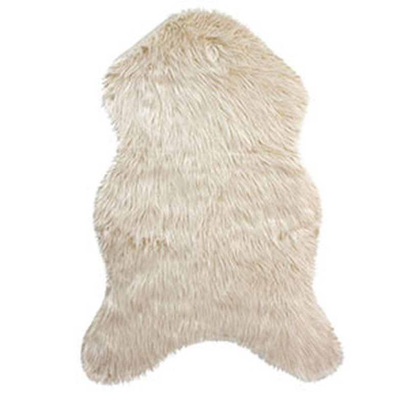 Jeté duveteux EBENE - 90 x 120 cm - Ecru