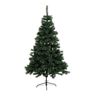 Sapin de Noël artificiel givré WINDY PEAK - H. 210 cm - Vert