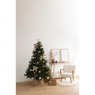 Sapin de Noël artificiel givré WINDY PEAK - H. 210 cm - Vert