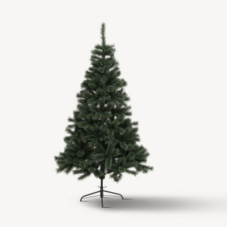 Sapin de Noël artificiel givré WINDY PEAK - H. 210 cm - Vert