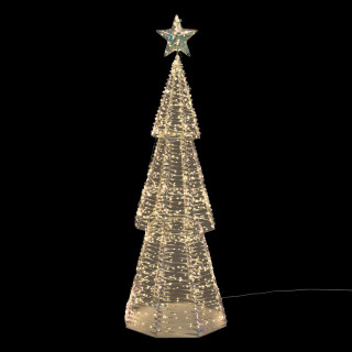 Sapin de Noël lumineux d'extérieur 960 LED - H. 152 cm