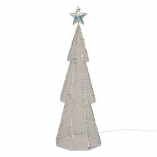Sapin de Noël lumineux d'extérieur 960 LED - H. 152 cm