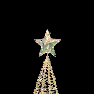 Sapin de Noël lumineux d'extérieur 960 LED - H. 152 cm