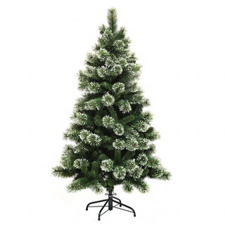 Sapin de Noël artificiel givré GRACIOUS IMPERIAL - H. 180 cm - Vert