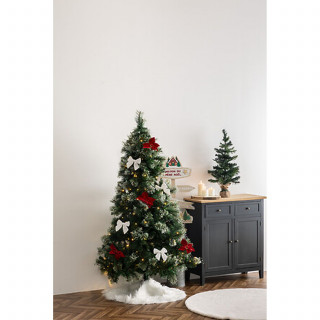 Sapin de Noël artificiel givré GRACIOUS IMPERIAL - H. 180 cm - Vert