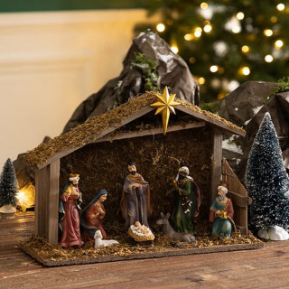Crèche de Noël 8 santons