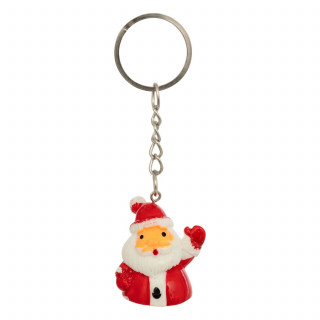 Lot de 6 crackers imprimés Couronne de Noël - Rouge et blanc