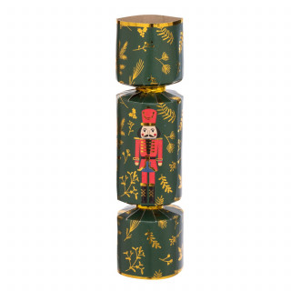 Lot de 6 crackers imprimés Casse-Noisette - Rouge et vert