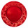 Lot de 12 assiettes de présentation HOUX - Rouge
