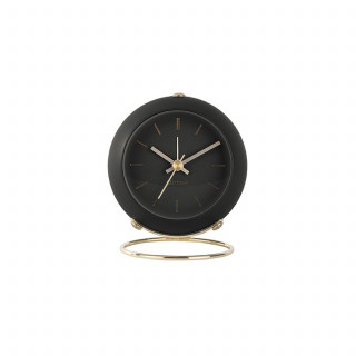 Réveil globe MUNDO - Noir
