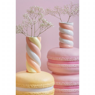 Vase en céramique Marshmallow CUSHIA - Rose Vase en céramique Marshmallow CUSHIA - Rose