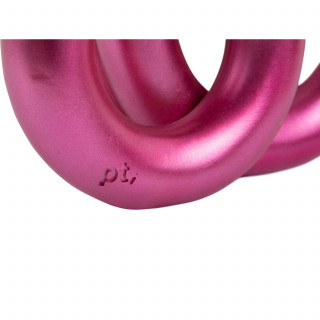 Bougeoir Anneaux moyen LOOPA - Rose