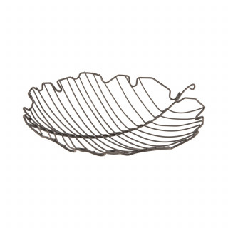 Corbeille à fruits en forme de feuille FOLIA - Noir Corbeille à fruits en forme de feuille FOLIA - Noir