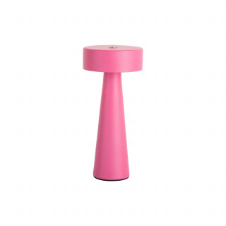 Lampe de table rechargeable LED LUMEA - Rose