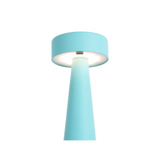 Lampe de table rechargeable LED LUMEA - Bleu clair Lampe de table rechargeable LED LUMEA - Bleu clair