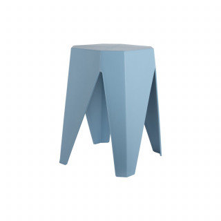 Tabouret d'appoint empilable CHERISH - Bleu Tabouret d'appoint empilable CHERISH - Bleu