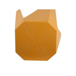 Tabouret d'appoint empilable CHERISH - Jaune Moutarde Tabouret d'appoint empilable CHERISH - Jaune Moutarde