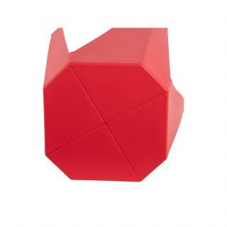 Tabouret d'appoint empilable CHERISH - Rouge Tabouret d'appoint empilable CHERISH - Rouge