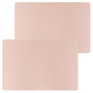 Lot de 2 sets de table CHARLY - 49 x 33 cm - Rose