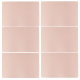Lot de 6 sets de table CHARLY - 49 x 33 cm - Rose