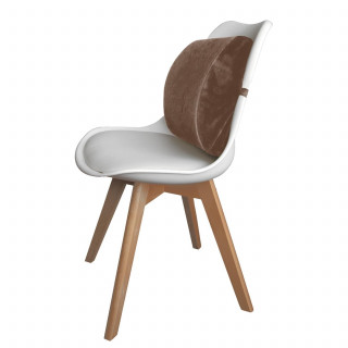 Coussin à mémoire de forme ajustable pour le dos - Marron