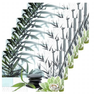 Lot de 6 sets de table Nenu - 28 x 43 cm - Vert