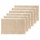 Lot de 6 sets de table en coton beige - 45 x 30 cm - MAHA