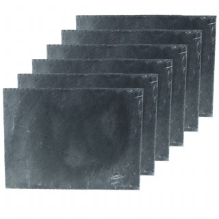 Lot 6x Set de table en ardoise