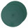 Lot de 2 sets de table tressés ronds vert émeraude - Diam. 38 cm