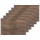 Lot 6x Set de table design bois Authentic - L. 30 x l. 45 cm - Chêne