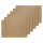 Lot de 6 sets de table rectangulaires en bambou - 45 x 30 cm