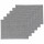 Lot de 6 Sets de table rectangulaire Maoli - 50 x 30 cm - Gris